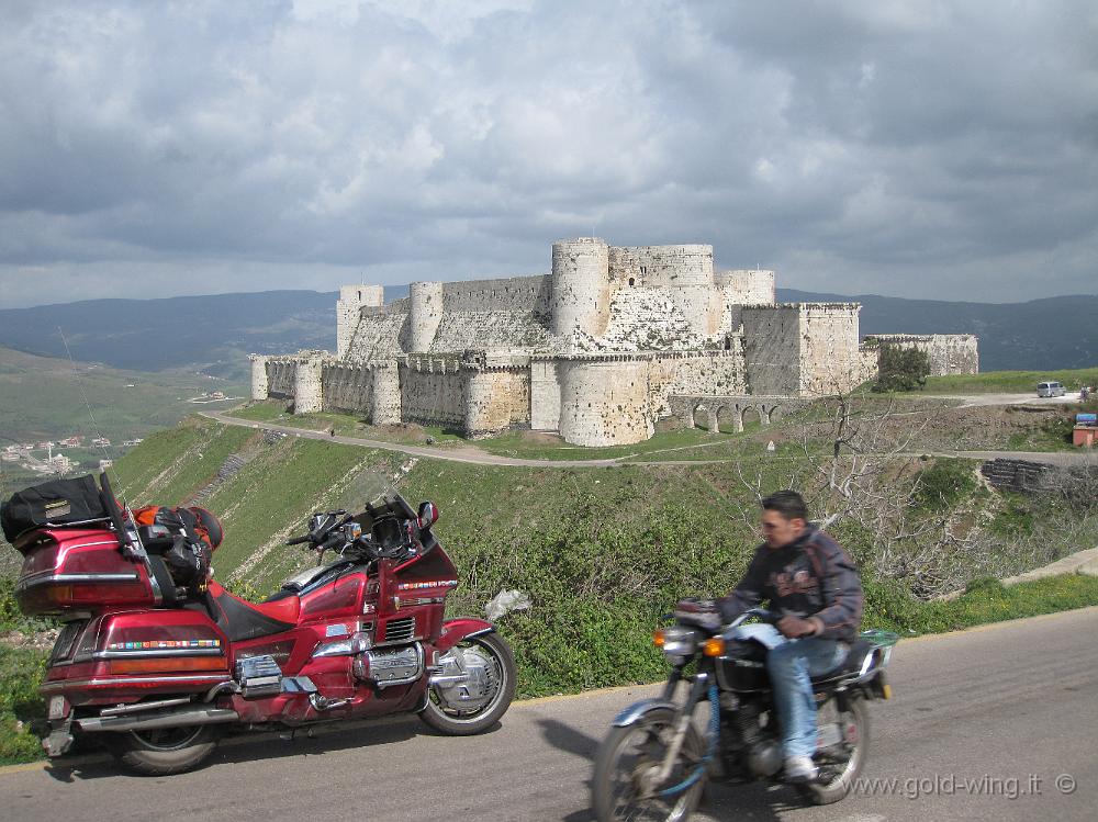 IMG_2140.JPG - Siria, il Krak dei Cavalieri: moto che vanno, moto che vengono