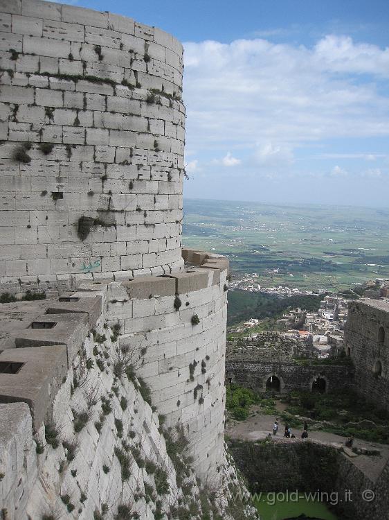 IMG_2212.JPG - Siria, Krak dei Cavalieri: dalla torre di comando, in cima