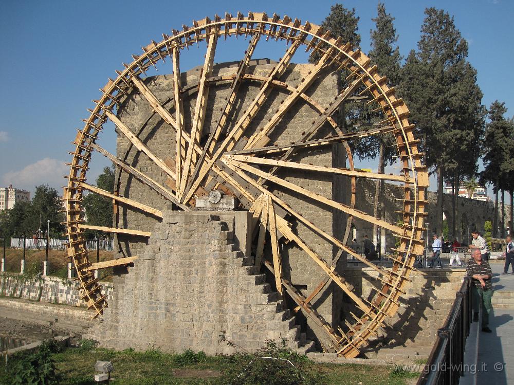 IMG_2456.JPG - Siria, Hama: una noria (ruota idraulica di legno)