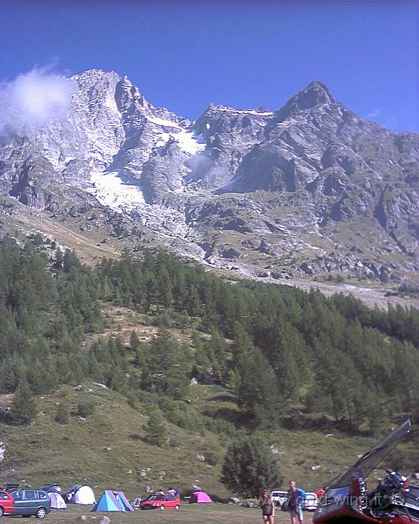 024.JPG - 18.8.2002 - Campeggio Tronchey, m 1.640, Val Ferret, M.Bianco