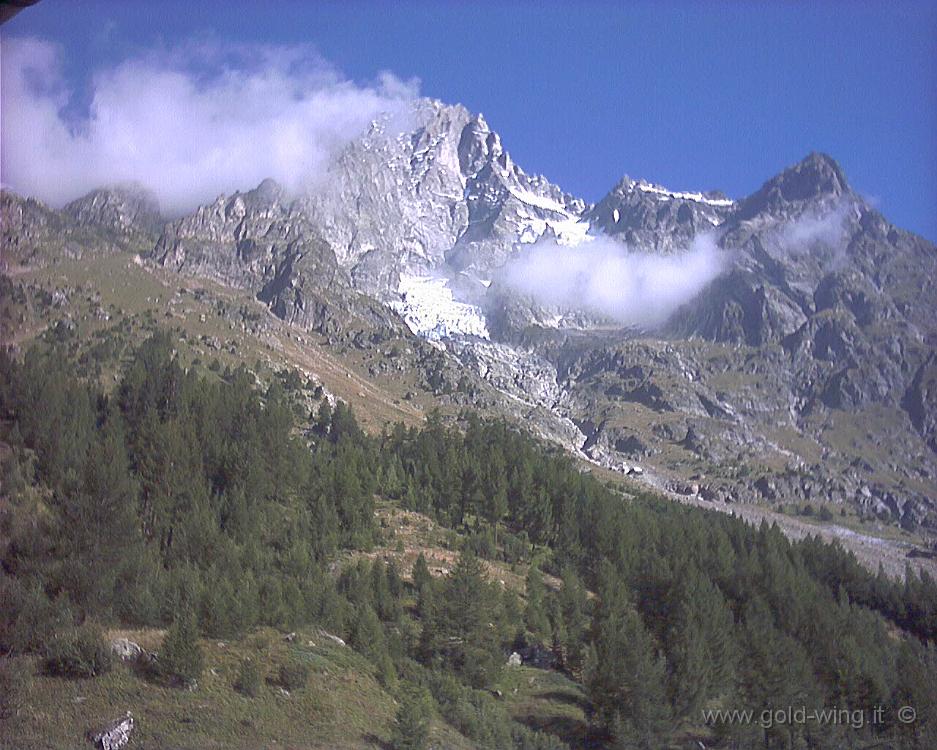 042.JPG - 18.8.2002 - Campeggio Tronchey, m 1.640, Val Ferret, M.Bianco