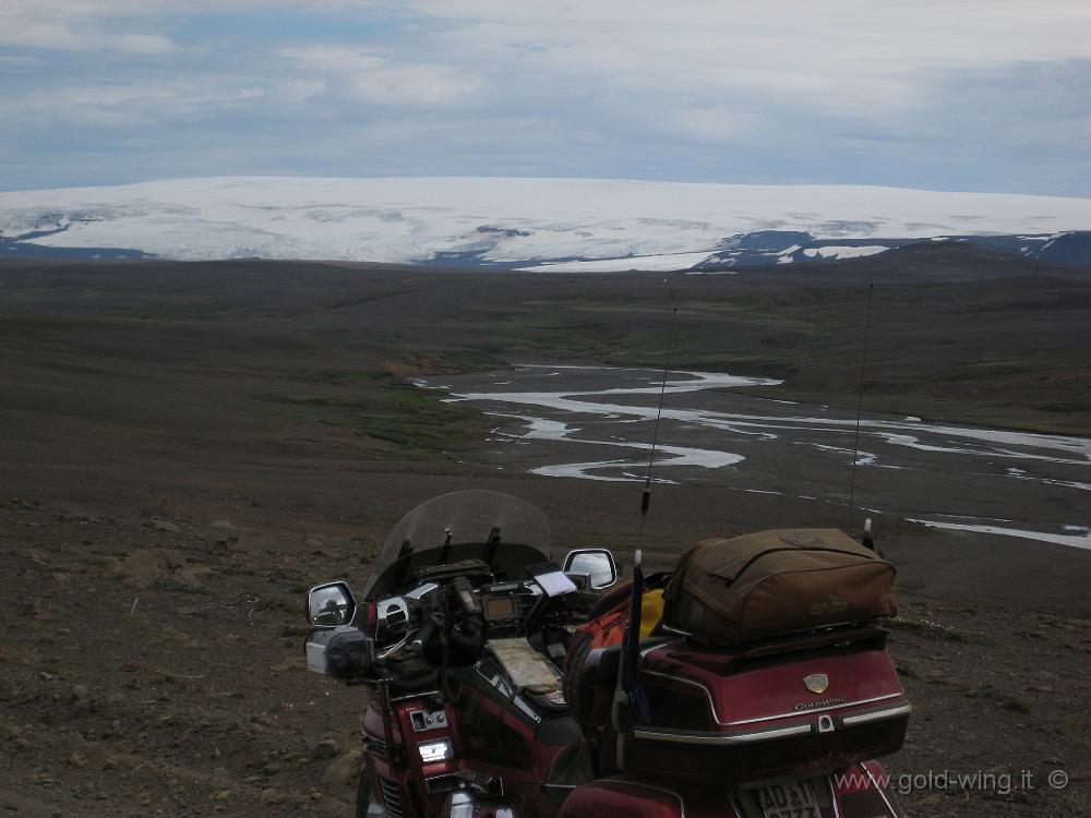 IMG_0139.JPG - La strada del Kjolur: fiume Joekulkvisl e ghiacciaio Hofsjokull