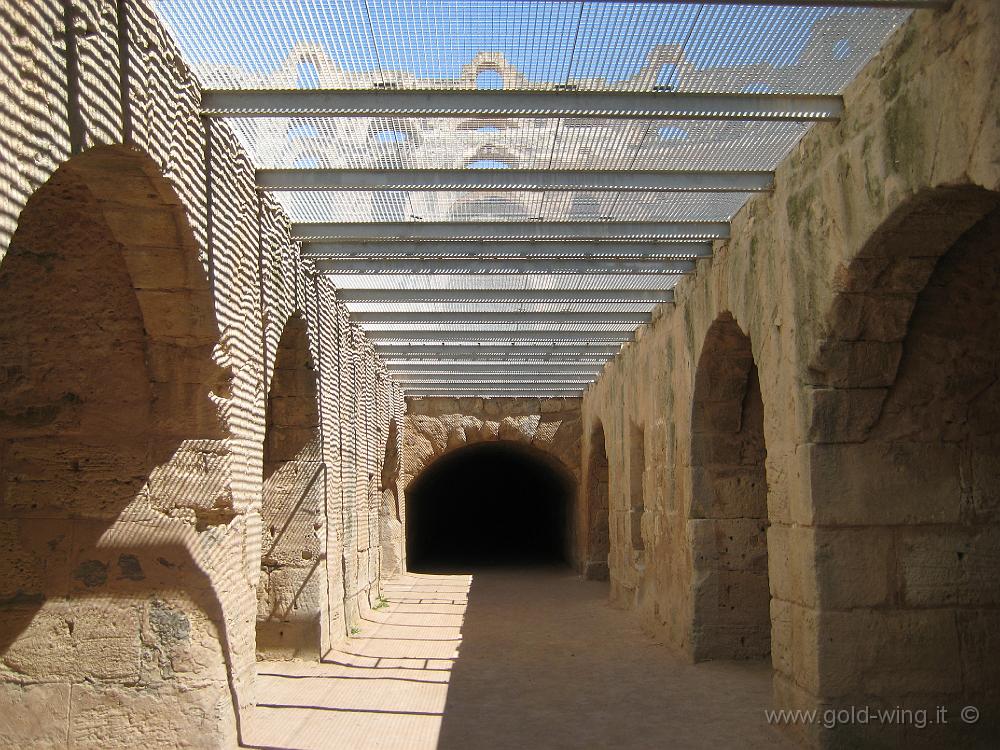 IMG_0211.JPG - El Djem: i sotterranei dell'anfiteatro