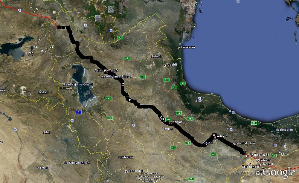 2009-06-16.JPG - 16.6.2009 - martedì - giorno 7 - Maku (IR) (7.15) +1.30 - Karaj (IR) (18.15) +1.30] - km 841, viaggio h 11.00, guida h 9.00