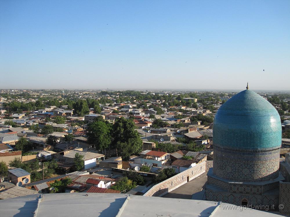 IMG_0855.JPG - Samarcanda (Uzbekistan): da un minareto della medressa di Ulugbek (1420)