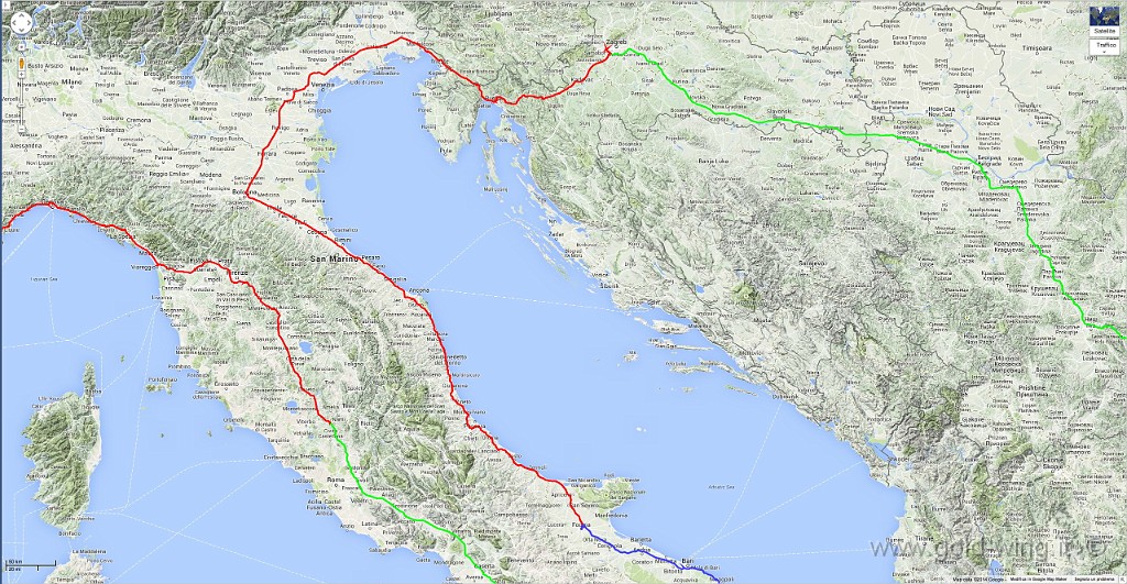 131003.jpg - 3.10. Foggia (8.28) - (Slovenia) - Zagabria (Croazia) (21.07). Km 1.078, viaggio h 12.39, guida h 9.47