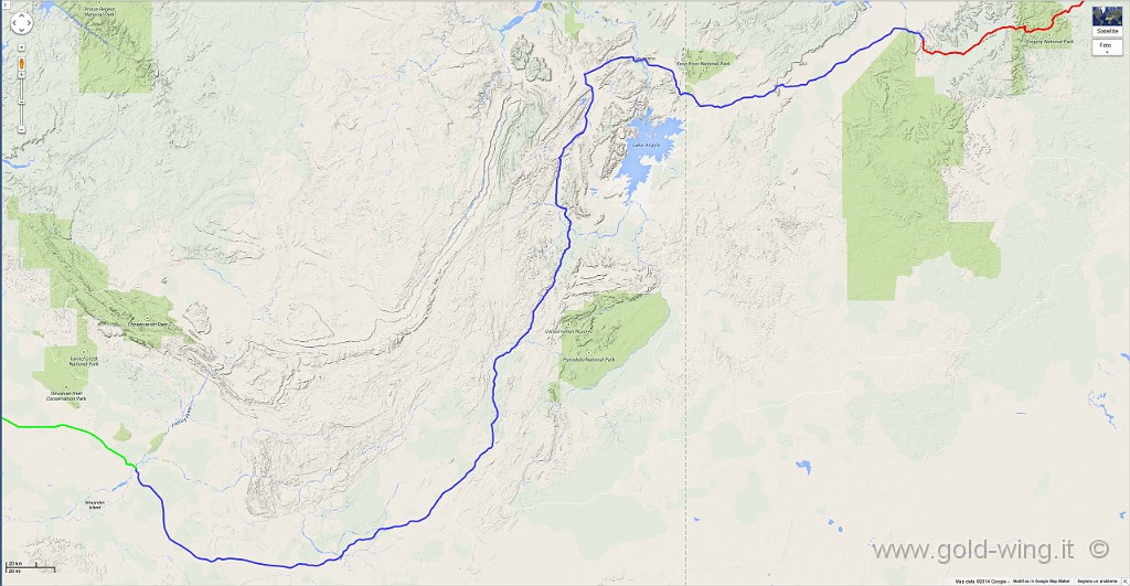 131108.jpg - 8.11. Fitzroy Crossing (5.55) - Timber Creek (19.03) (h+8.30). Km 876, viaggio h 11.38, guida h 8.14