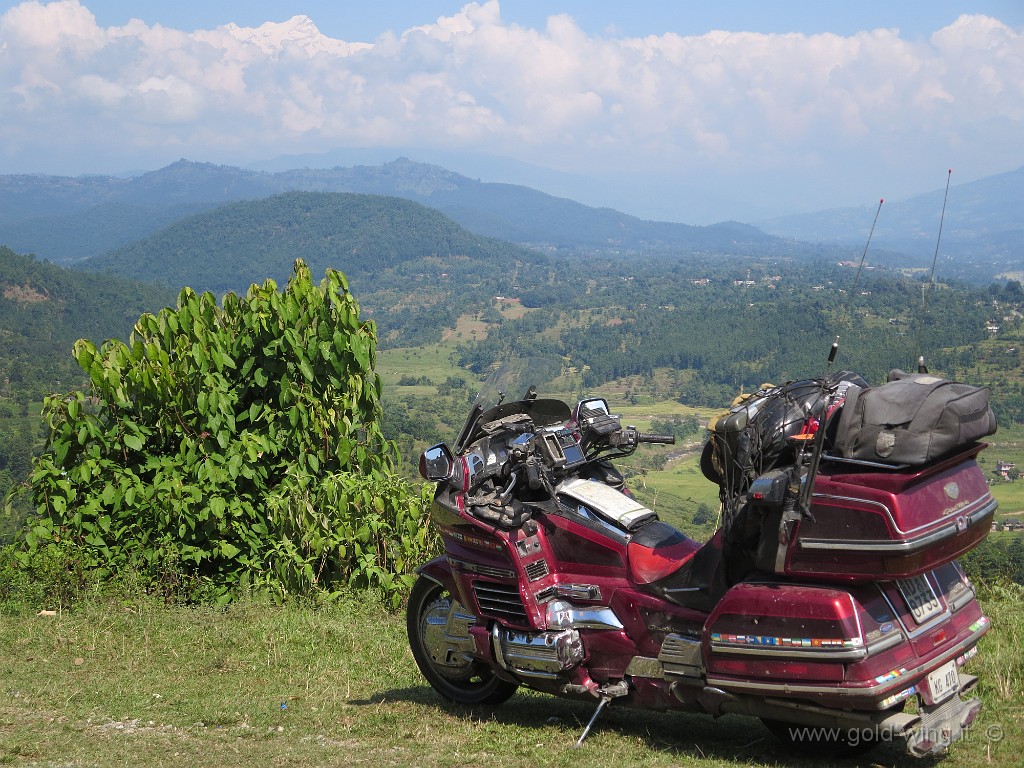 IMG_3167.JPG - Panorama sull'Himalaya presso Bandipur