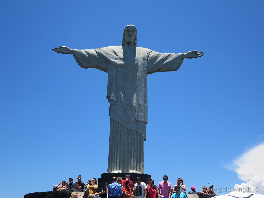 IMG_9292.JPG - Il Cristo Redentor, sulla cima del Corcovado