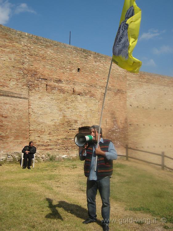 IMG_0201.JPG - Cesena: il Presidente del GWC i Lupi dell'Appennino nella Rocca Malatestiana