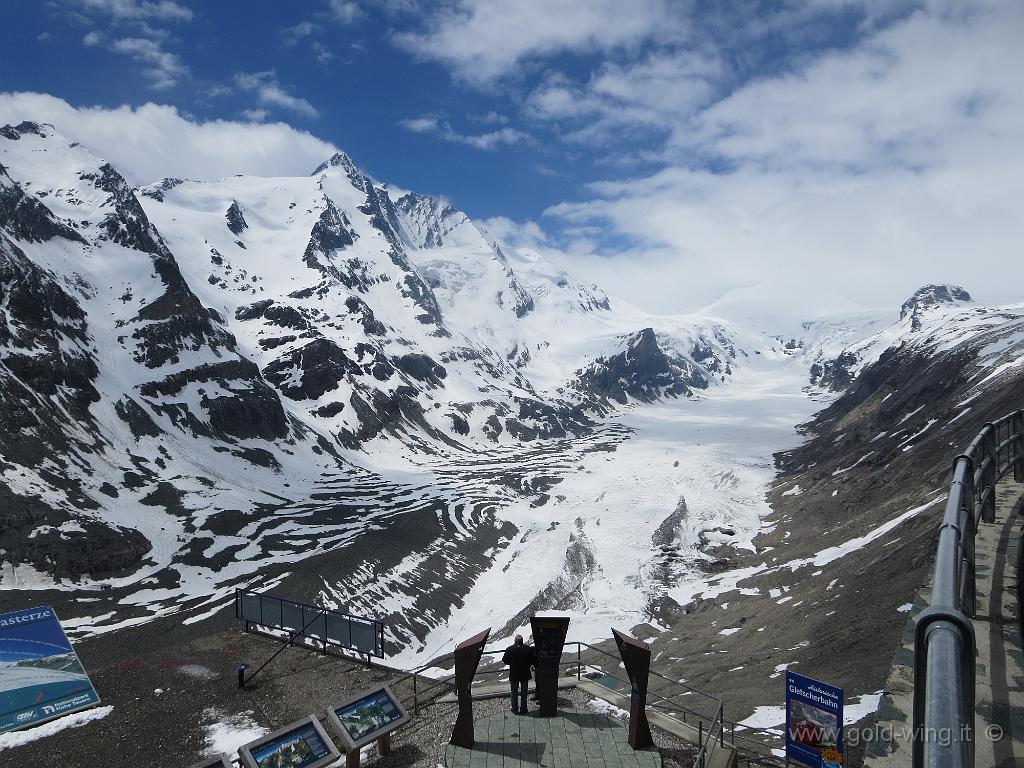 IMG_0189.JPG - Il Grossglockner (m 3.798) e il ghiacciaio del Pasterze