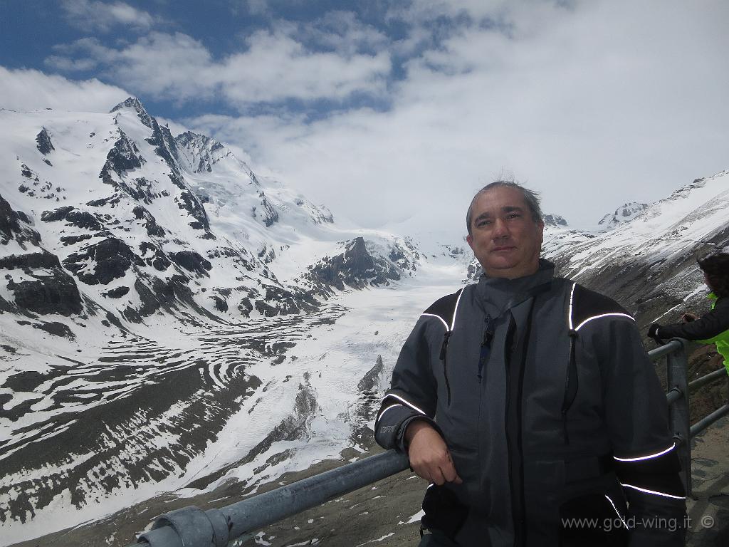 IMG_0200.JPG - Il Grossglockner (m 3.798) e il ghiacciaio del Pasterze