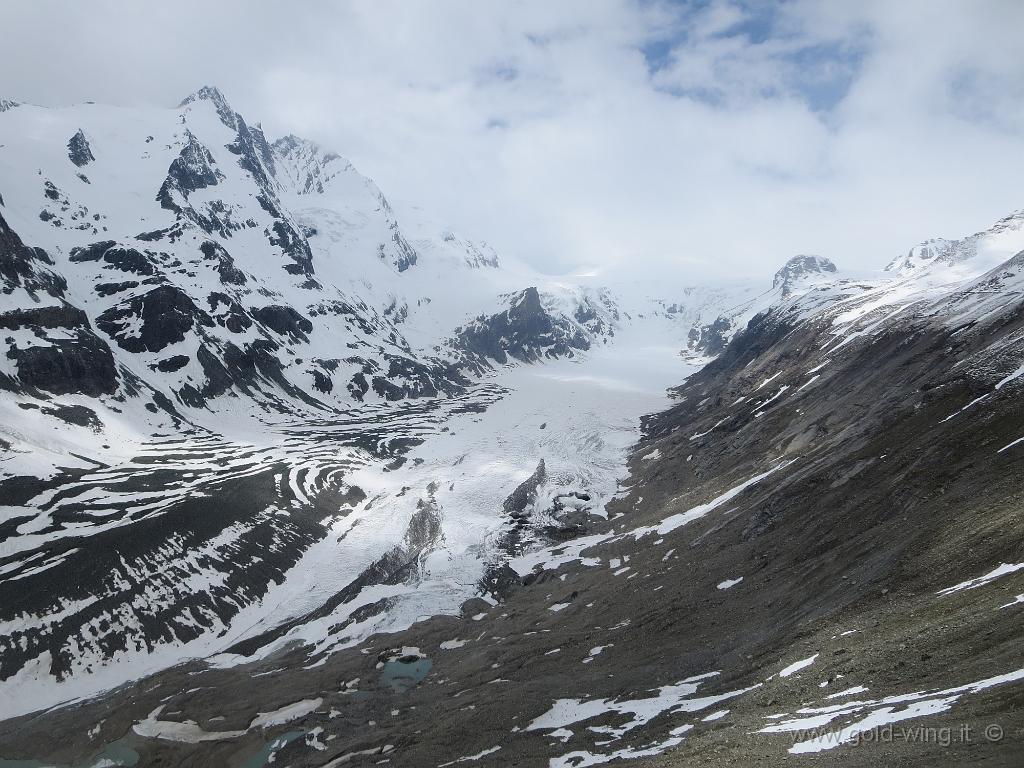 IMG_0201.JPG - Il Grossglockner (m 3.798) e il ghiacciaio del Pasterze